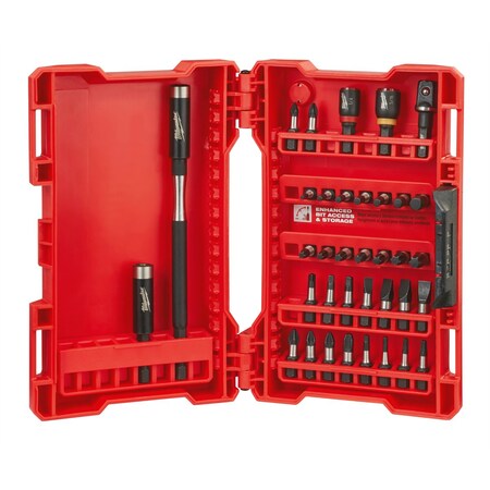 Milwaukee Tool MilwaukeeÂ® SHOCKWAVE Impact Duty Driver Wear Guard Tip 36 pc. Bit Set 48-32-4005